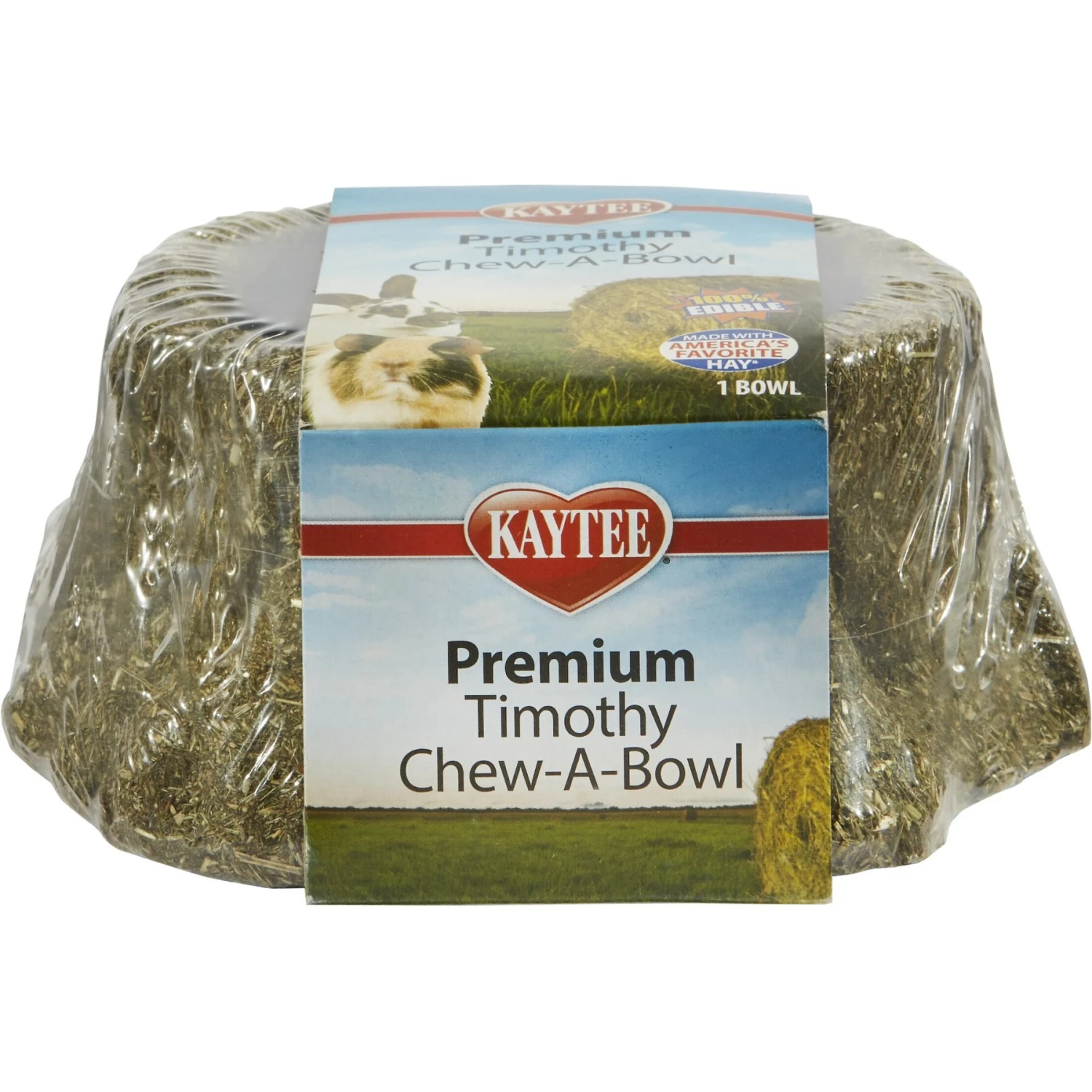 Kaytee Premium Timothy Chew-A-Bowl Small Animal Treats 2 Kaytee Premium Timothy Chew-A-Bowl Small Animal Treats - Image 2