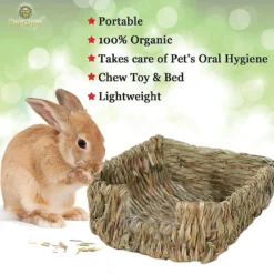 SunGrow Hay Feeder & Cage Food Dispenser Rabbit & Guinea Pig Grass Bed -MiniMates Shop 179566 PT2. AC SS1800 V1561406820