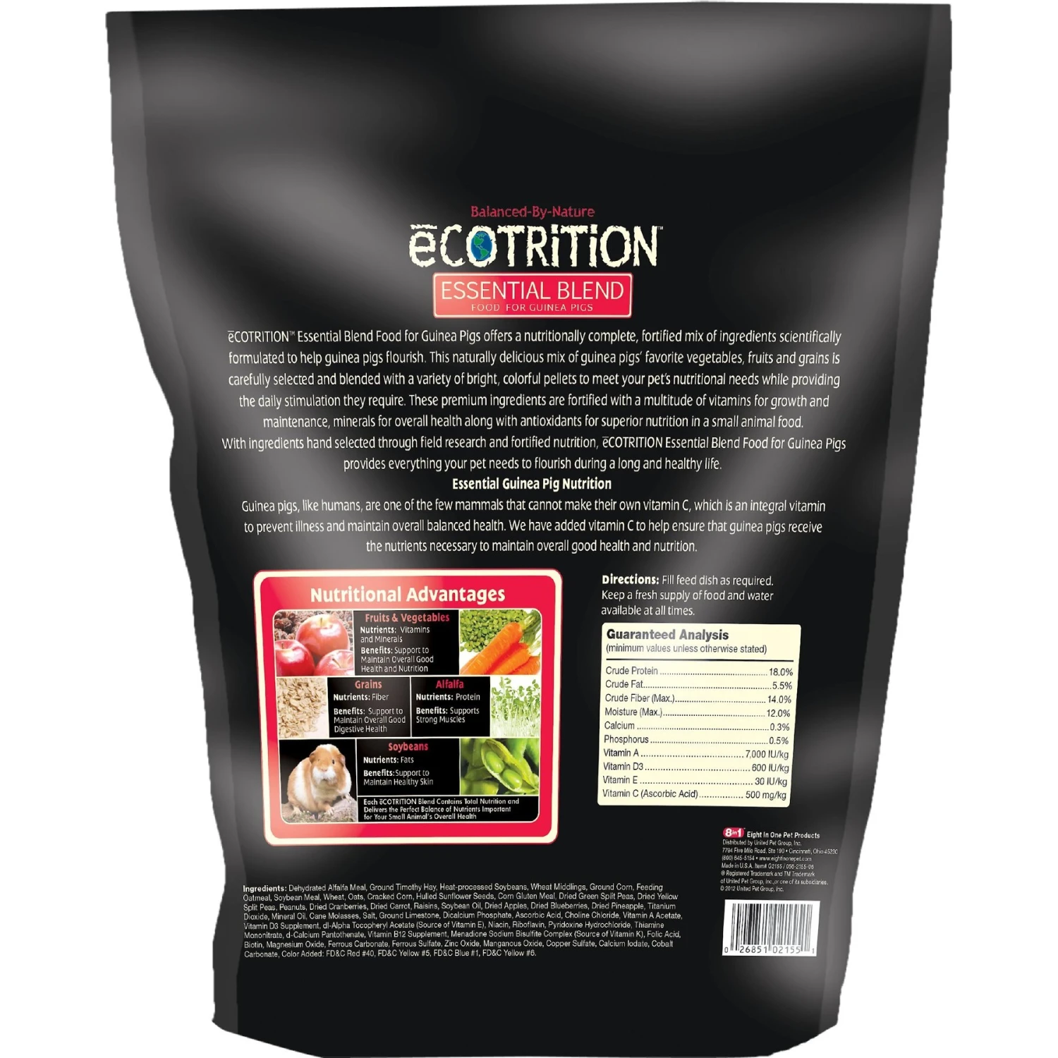 ECOTRITION Essential Blend Guinea Pig Food 2 ECOTRITION Essential Blend Guinea Pig Food - Image 2