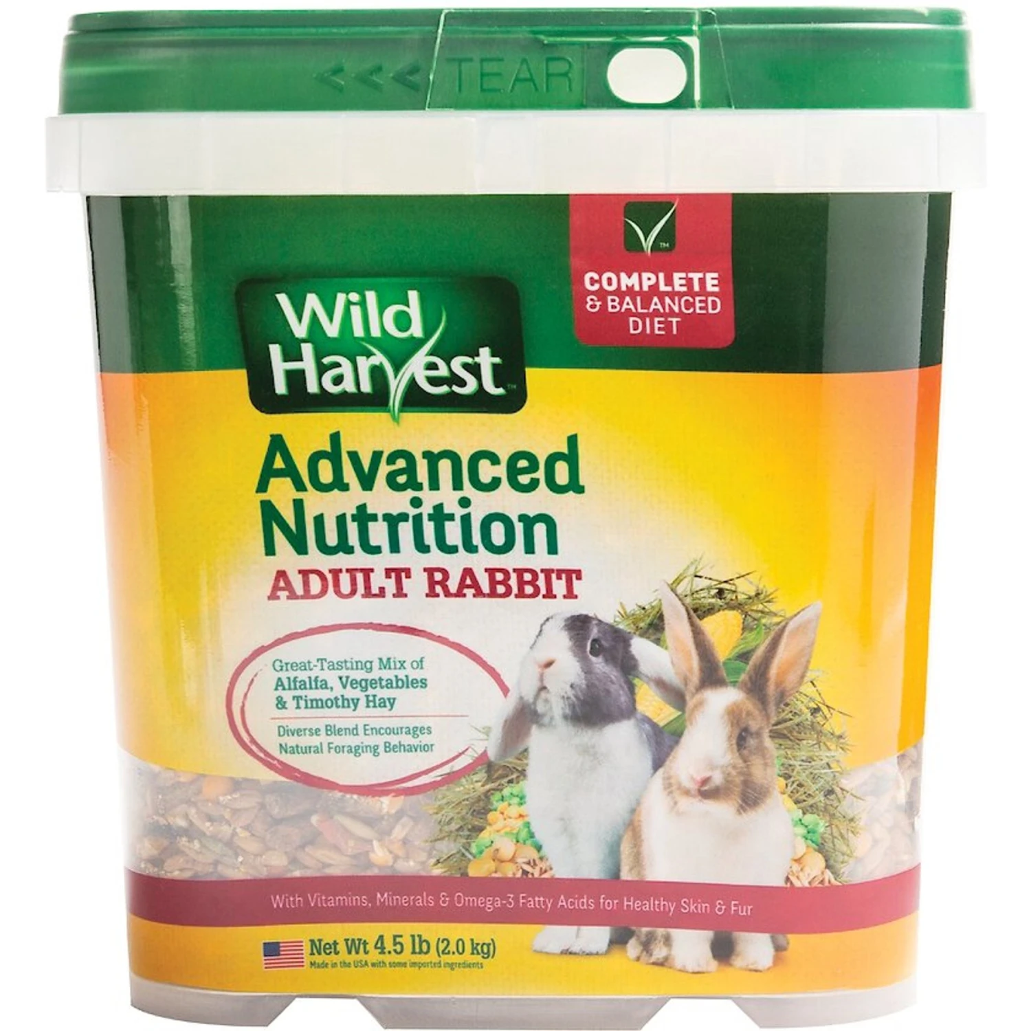 Wild Harvest Advanced Nutrition Adult Rabbit Food 1 Wild Harvest Advanced Nutrition Adult Rabbit Food