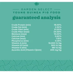 Oxbow Garden Select Young Guinea Pig Food -MiniMates Shop 181082 PT4. AC SS1800 V1661823720