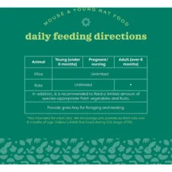 Oxbow Garden Select Mouse & Young Rat Food -MiniMates Shop 181085 PT5. AC SS1800 V1661823596