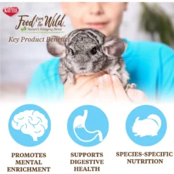 Kaytee Food From The Wild Chinchilla Food, 3-lb Bag -MiniMates Shop 199229 PT4. AC SS1800 V1692209740