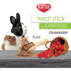 Kaytee Treat Stick With Superfoods Strawberry Flavor Small Animal Treats, 5.5-oz Bag -MiniMates Shop 199231 PT7. AC SS1800 V1637627603