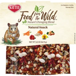 Kaytee Food From The Wild Natural Snack Hamster & Gerbil Treats, 2-oz Bag