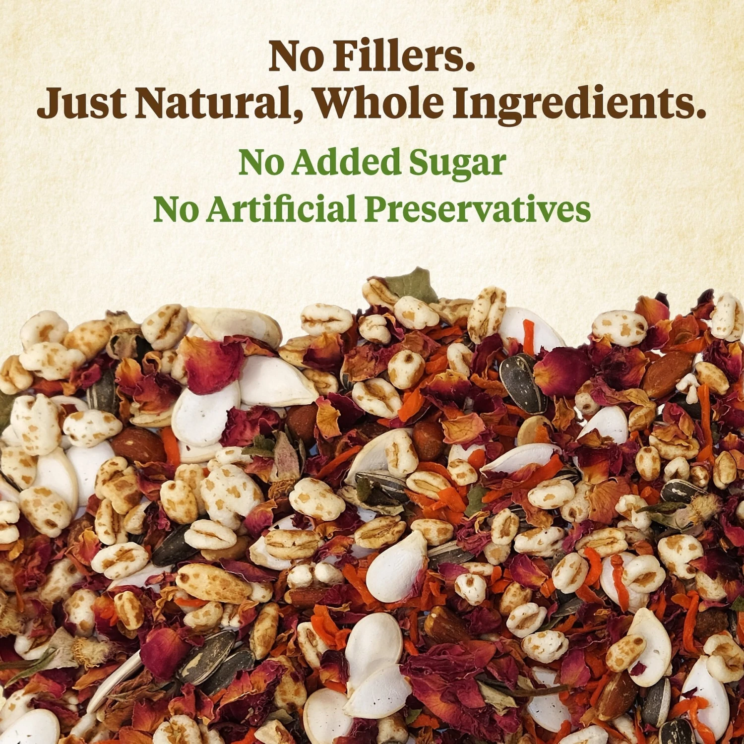 Kaytee Food From The Wild Natural Snack Hamster & Gerbil Treats, 2-oz Bag 3 Kaytee Food From The Wild Natural Snack Hamster & Gerbil Treats, 2-oz Bag - Image 3