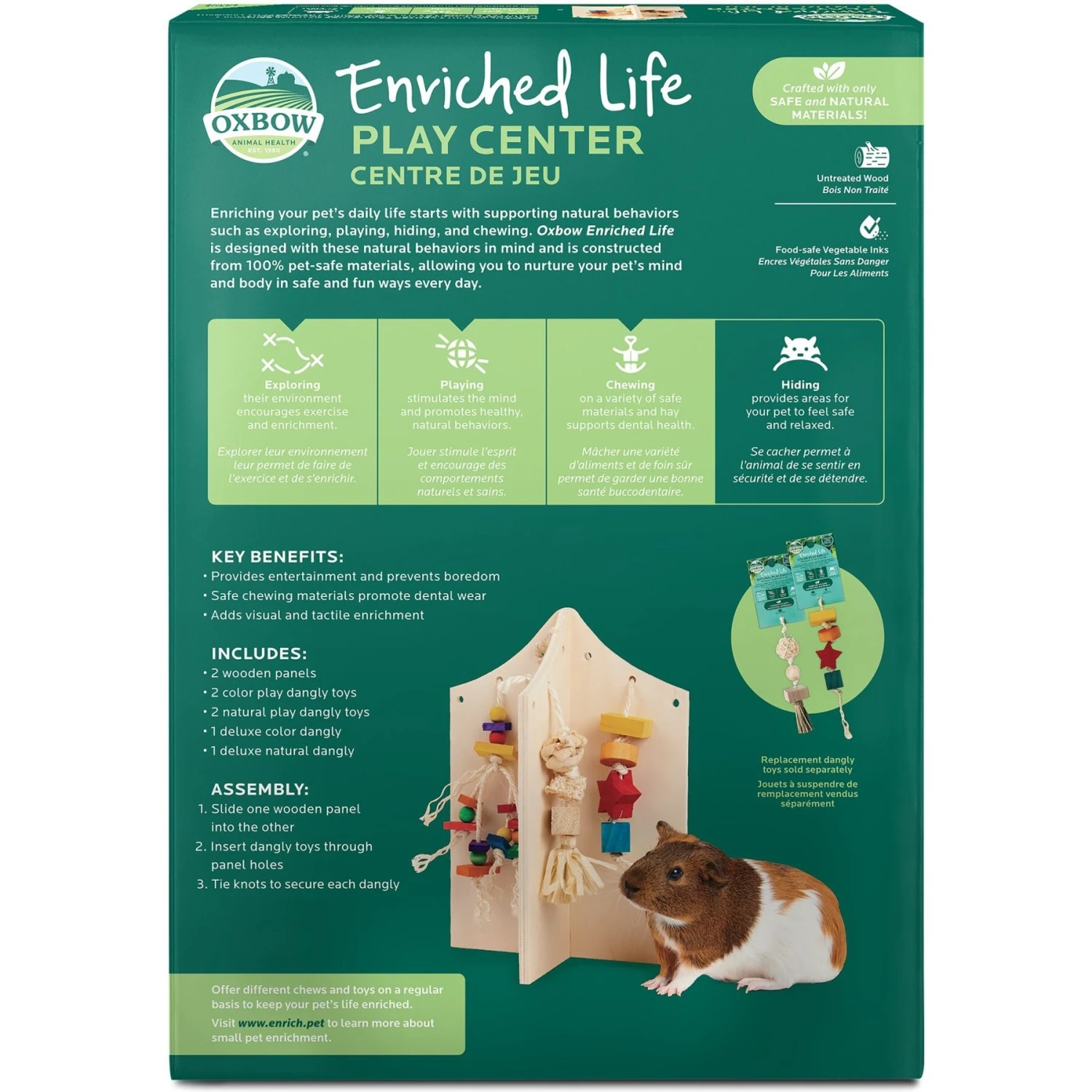 Oxbow Enriched Life Play Center Small Animal Toy, Large 2 Oxbow Enriched Life Play Center Small Animal Toy, Large - Image 2