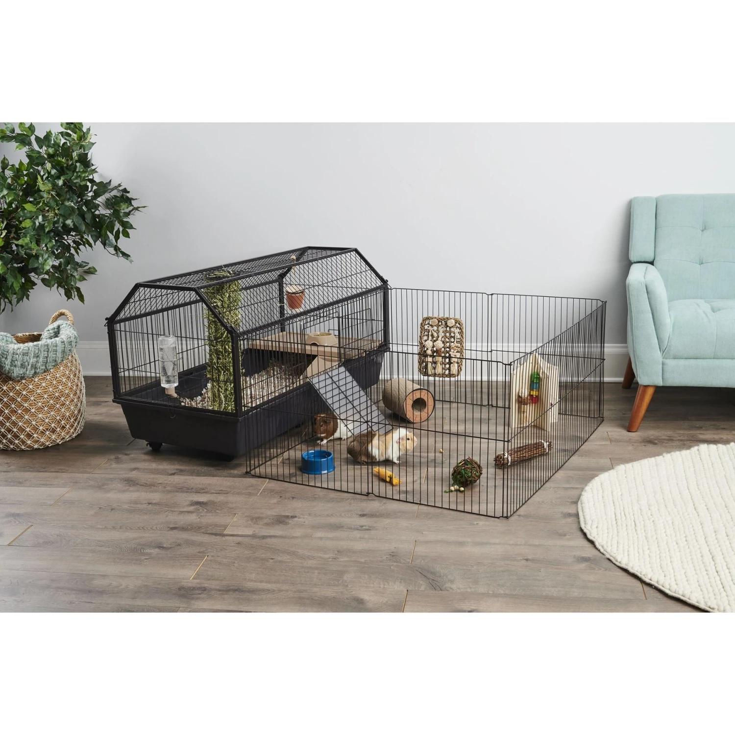 Oxbow Enriched Life Small Animal Cage With Play Yard 5 Oxbow Enriched Life Small Animal Cage With Play Yard - Image 5