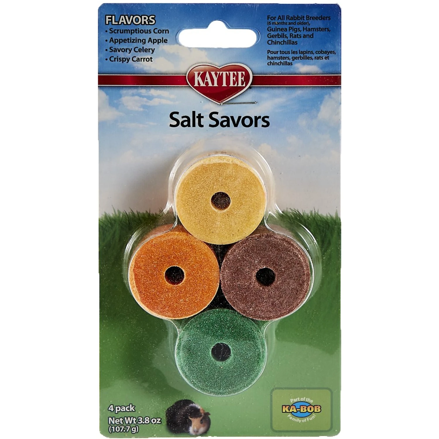 Kaytee Mini Salt Savors Small Pet Treats, 4 Count 1 Kaytee Mini Salt Savors Small Pet Treats, 4 Count