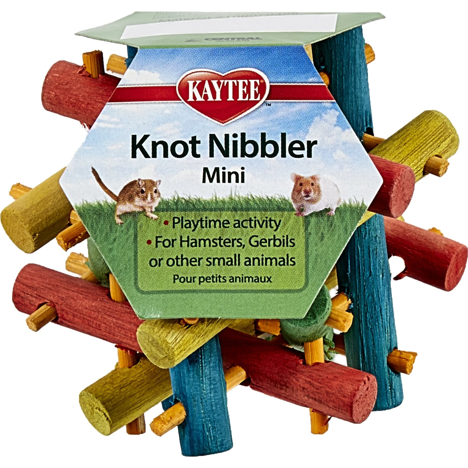 Kaytee Knot Nibbler Small Pet Toy, Mini 1 Kaytee Knot Nibbler Small Pet Toy, Mini