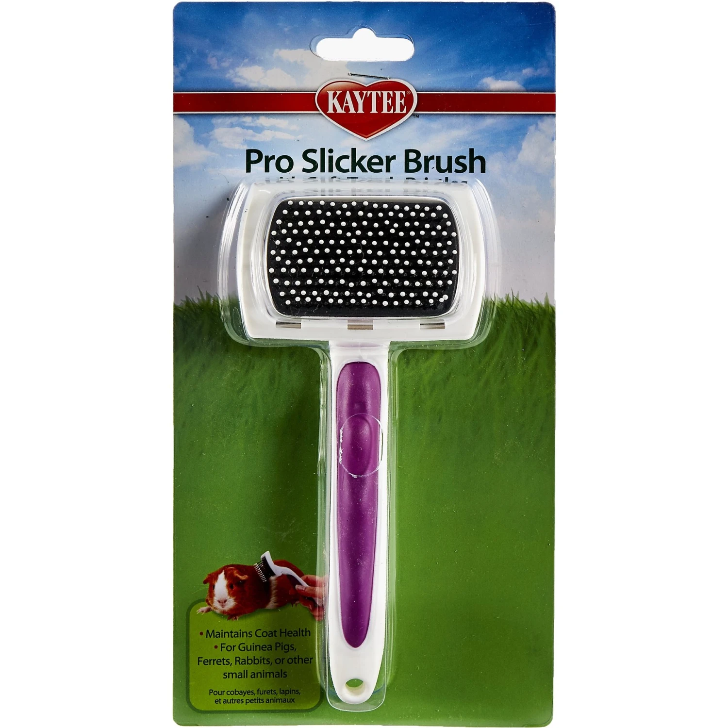Kaytee Pro-Slicker Small Pet Brush 1 Kaytee Pro-Slicker Small Pet Brush