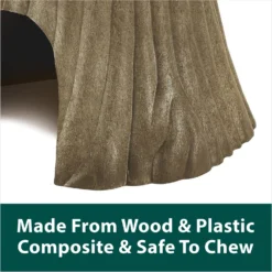 Kaytee Natural Tree Trunk Small Animal Hideout -MiniMates Shop 201214 PT4. AC SS1800 V1667948539