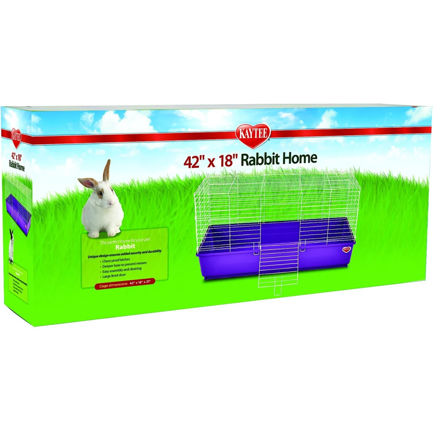 Kaytee Rabbit Home, 42 X 18 In 3 Kaytee Rabbit Home, 42 X 18 In - Image 3