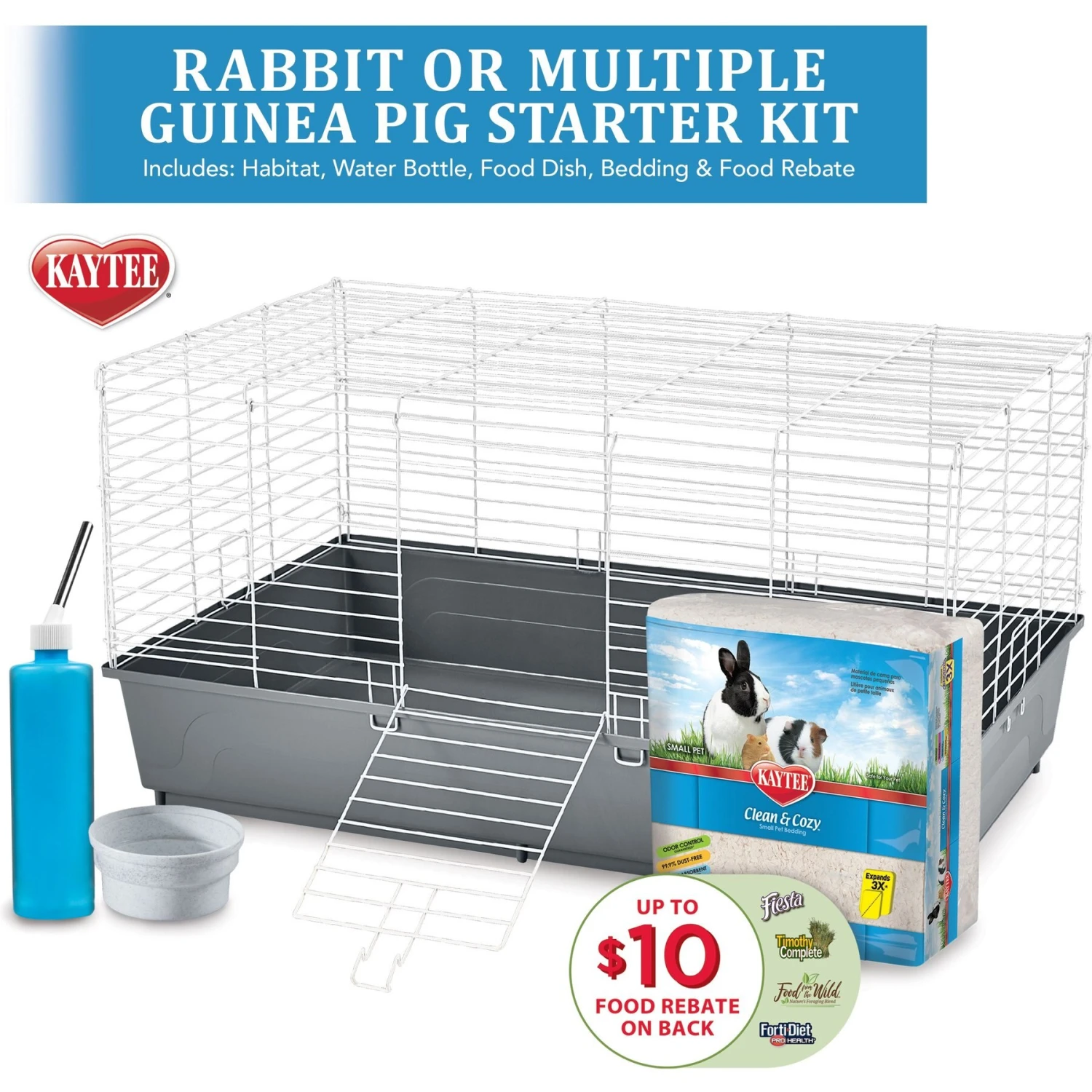 Kaytee Complete Rabbit Kit Rabbit Habitat 2 Kaytee Complete Rabbit Kit Rabbit Habitat - Image 2