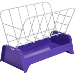 Kaytee Hay Feeder Free-Standing Small Pet Trough, Color Varies