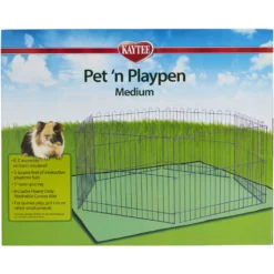 Kaytee Pet 'n Playpen Small Pet Pen, Medium