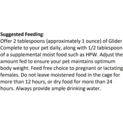 Exotic Nutrition Glider Complete Sugar Glider Food -MiniMates Shop 205292 PT4. AC SS1800 V1620085037