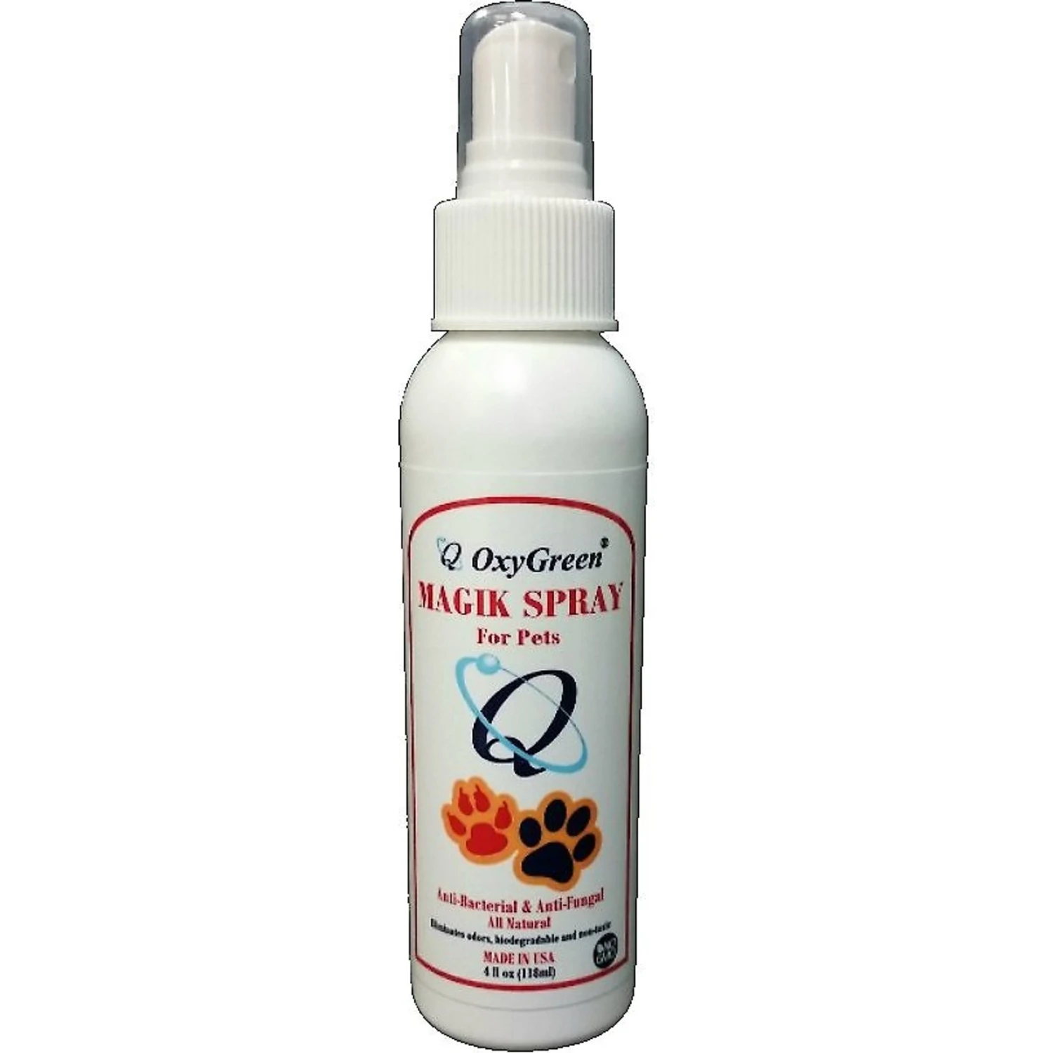 Mr. Groom OxyGreen Magik Anti-Bacterial & Anti-Fungal Spray For Dogs, Cats & Small Pets, 4-oz Bottle 1 Mr. Groom OxyGreen Magik Anti-Bacterial & Anti-Fungal Spray For Dogs, Cats & Small Pets, 4-oz Bottle