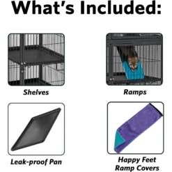 MidWest Ferret Nation Deluxe Ferret Cage -MiniMates Shop 213032 PT4. AC SS1800 V1575302027