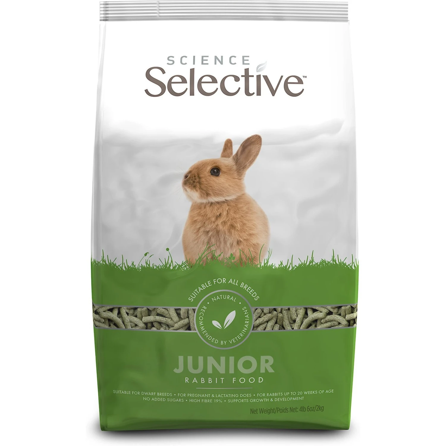 Science Selective Junior Rabbit Food, 4.4-lb Bag 3 Science Selective Junior Rabbit Food, 4.4-lb Bag - Image 3