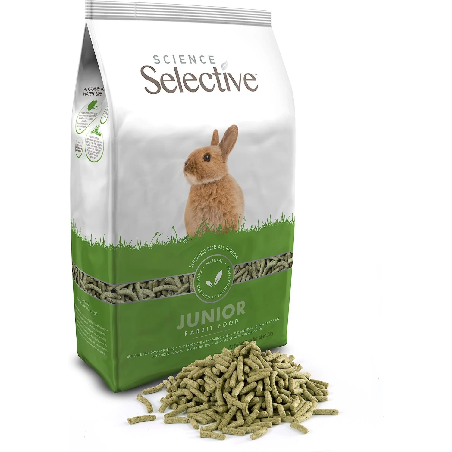 Science Selective Junior Rabbit Food, 4.4-lb Bag 4 Science Selective Junior Rabbit Food, 4.4-lb Bag - Image 4