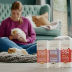 Science Selective Naturals Woodland Loops Guniea Pig Treats, 2.8-oz Bag, Case Of 4 -MiniMates Shop 217415 PT3. AC SS1800 V1658453102