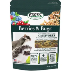 Exotic Nutrition Berries & Bugs Sugar Glider & Hedgehog Food, 1.5-lb Bag