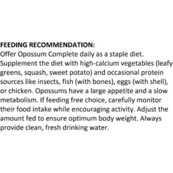Exotic Nutrition Opossum Complete Opossum Food, 1-lb Bag 11 Exotic Nutrition Opossum Complete Opossum Food, 1-lb Bag -MiniMates Shop 220402 PT5. AC SS1800 V1595958700
