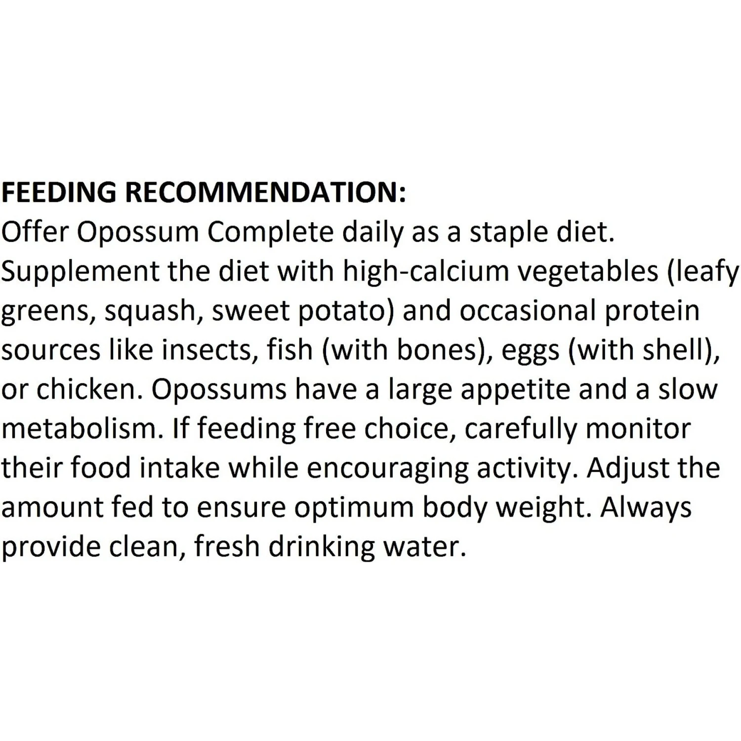 Exotic Nutrition Opossum Complete Opossum Food, 1-lb Bag 6 Exotic Nutrition Opossum Complete Opossum Food, 1-lb Bag - Image 6