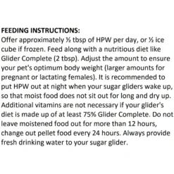 Exotic Nutrition HPW Original Honey Sugar Glider Food, 12-oz Jar -MiniMates Shop 220408 PT5. AC SS1800 V1595959561