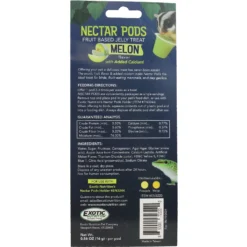 Exotic Nutrition Nectar Pods Melon Flavor Sugar Glider Treats, 8 Count 6 Exotic Nutrition Nectar Pods Melon Flavor Sugar Glider Treats, 8 Count -MiniMates Shop 220455 pt2. AC SS1800 V1582041474