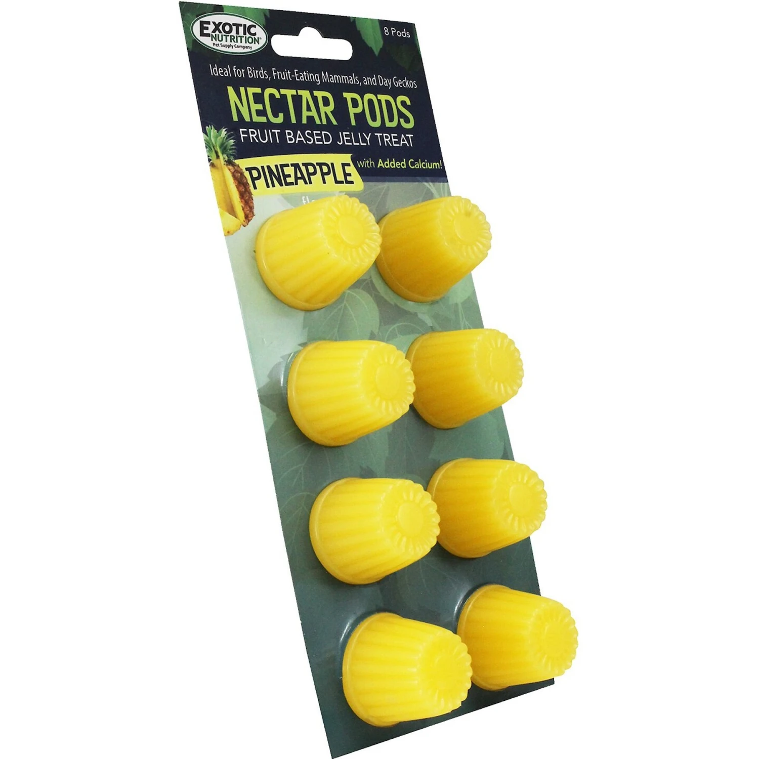 Exotic Nutrition Nectar Pods Pineapple Flavor Sugar Glider Treats, 8 Count 2 Exotic Nutrition Nectar Pods Pineapple Flavor Sugar Glider Treats, 8 Count - Image 2