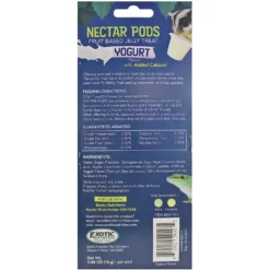 Exotic Nutrition Nectar Pods Yogurt Flavor Sugar Glider Treats, 8 Count 6 Exotic Nutrition Nectar Pods Yogurt Flavor Sugar Glider Treats, 8 Count -MiniMates Shop 220459 pt3. AC SS1800 V1582041482