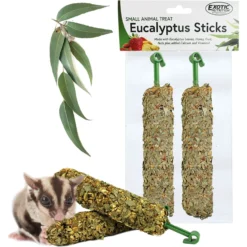 Exotic Nutrition Eucalyptus Sticks Sugar Glider Treats, 2 Count -MiniMates Shop 220463 PT3. AC SS1800 V1666187805