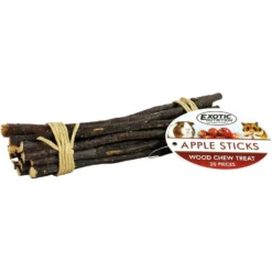 Exotic Nutrition Apple Sticks Hamster Treats, 20 Count