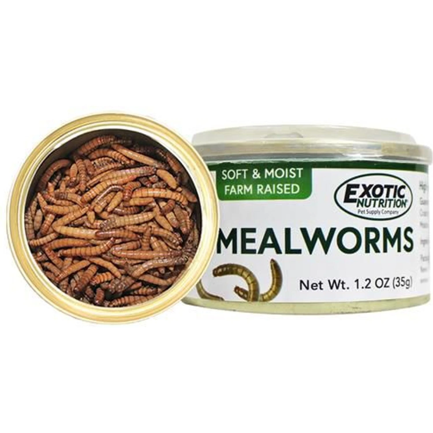 Exotic Nutrition Mealworms Hedgehog Treats, 1.2-oz Can 4 Exotic Nutrition Mealworms Hedgehog Treats, 1.2-oz Can - Image 4