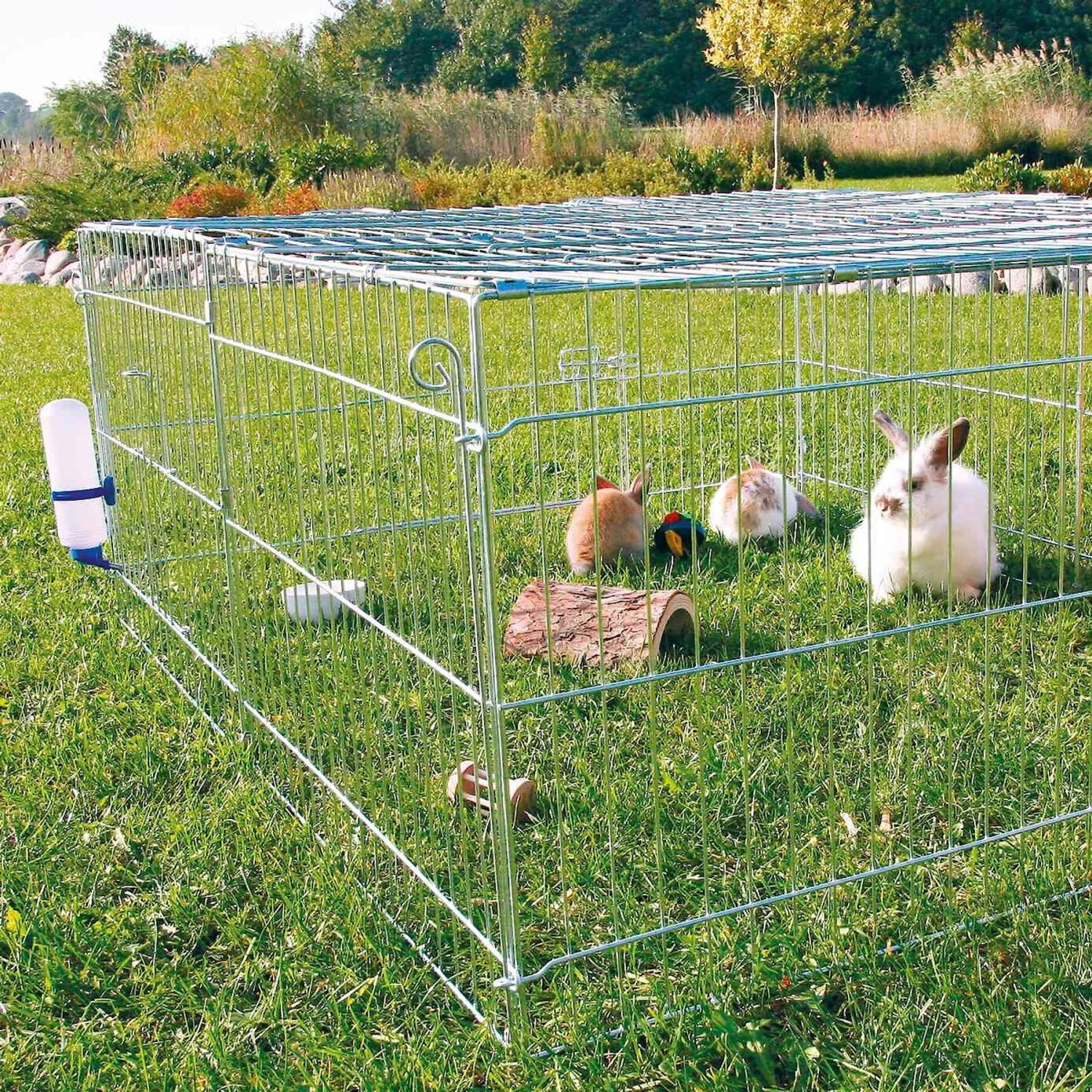 TRIXIE Natura Portable Outdoor Rabbit Cage 2 TRIXIE Natura Portable Outdoor Rabbit Cage - Image 2