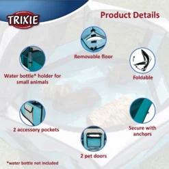 TRIXIE Soft Sided Portable Rabbit Playpen 17 TRIXIE Soft Sided Portable Rabbit Playpen -MiniMates Shop 221753 PT8. AC SS1800 V1641836786