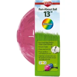 Kaytee Mega Run Exercise Ball Small Pet Toy, Assorted Colors, 13-in -MiniMates Shop 221849 PT4. AC SS1800 V1608592659
