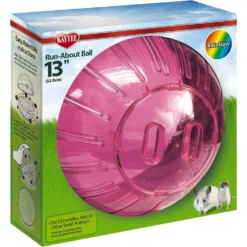 Kaytee Mega Run Exercise Ball Small Pet Toy, Assorted Colors, 13-in -MiniMates Shop 221849 PT6. AC SS1800 V1608597213