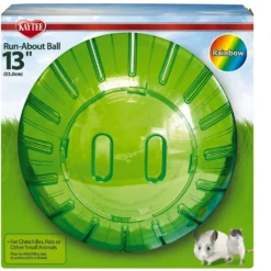 Kaytee Mega Run Exercise Ball Small Pet Toy, Assorted Colors, 13-in -MiniMates Shop 221849 PT8. AC SS1800 V1608596856