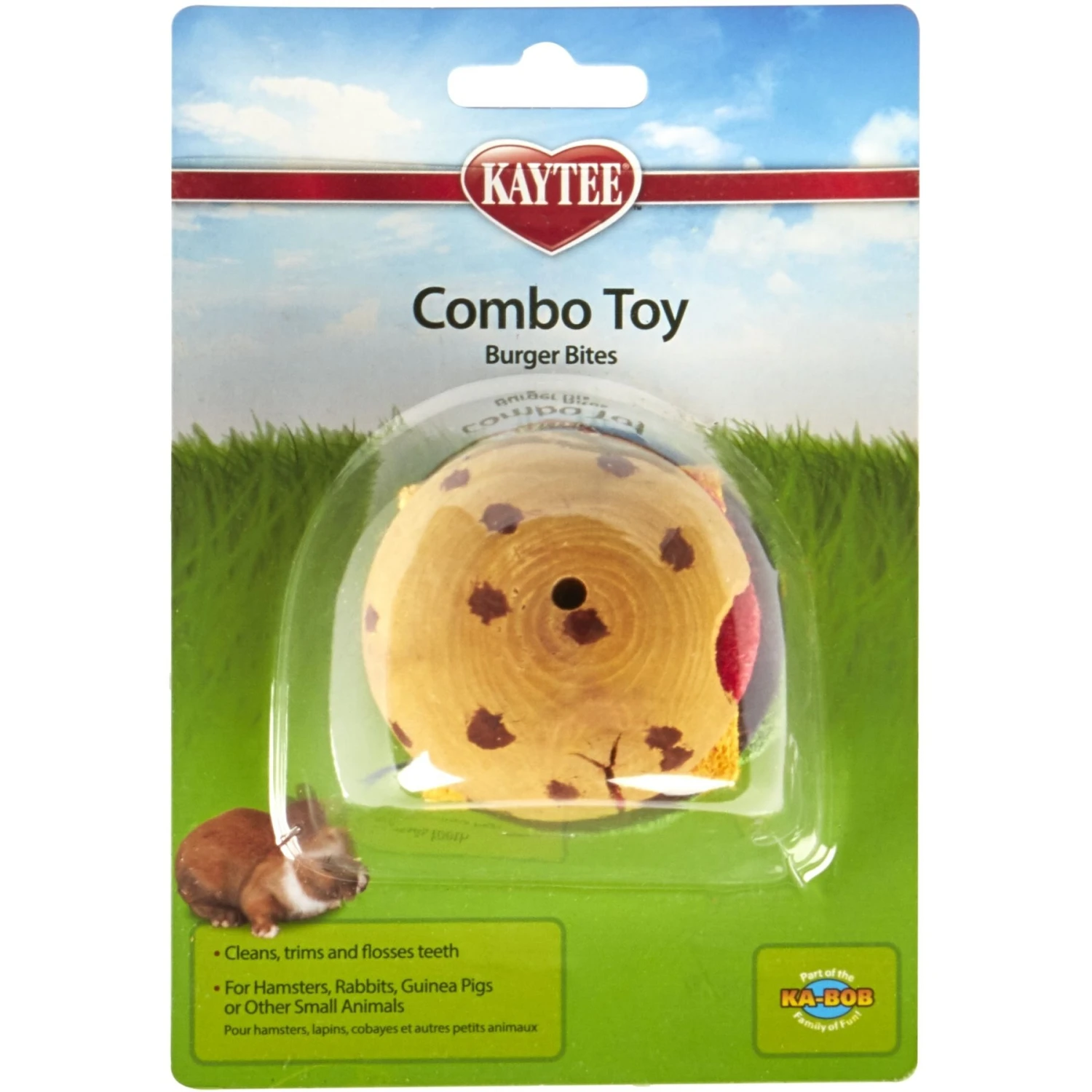 Kaytee Burger Bites Combo Small Pet Toy 3 Kaytee Burger Bites Combo Small Pet Toy - Image 3