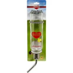 Kaytee Chew Proof Small Pet Water Bottle, 12-oz Bottle