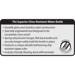 Kaytee Chew Proof Small Pet Water Bottle, 12-oz Bottle 9 Kaytee Chew Proof Small Pet Water Bottle, 12-oz Bottle -MiniMates Shop 221939 PT4. AC SS1800 V1667863971
