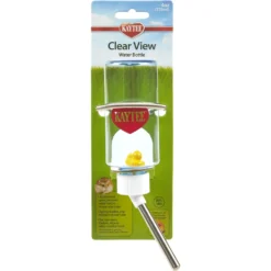 Kaytee Clear View Small Pet Water Bottle, 4-oz Bottle
