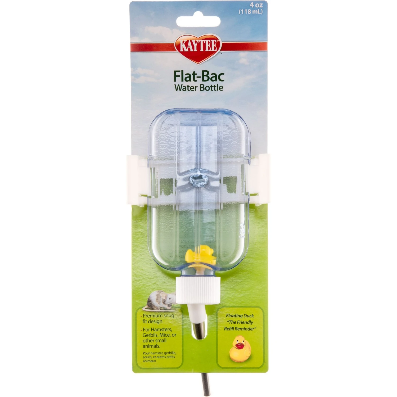 Kaytee Flat-Bac Small Pet Water Bottle 1 Kaytee Flat-Bac Small Pet Water Bottle