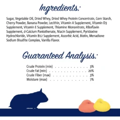 Vitakraft Drops Mini Banana & Cherry Flavor Small Animal Treats, 2.5-oz Bag -MiniMates Shop 222082 PT3. AC SS1800 V1666651139