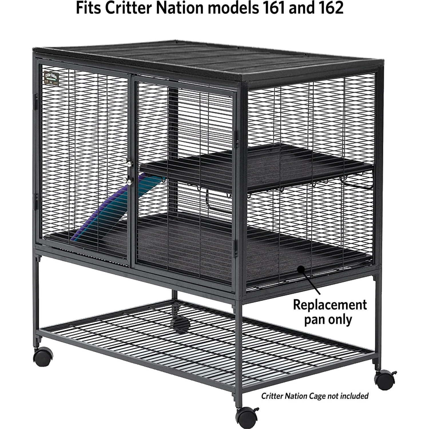 MidWest Nation Bottom Unit Ferret Cage Replacement Pan 2 MidWest Nation Bottom Unit Ferret Cage Replacement Pan - Image 2