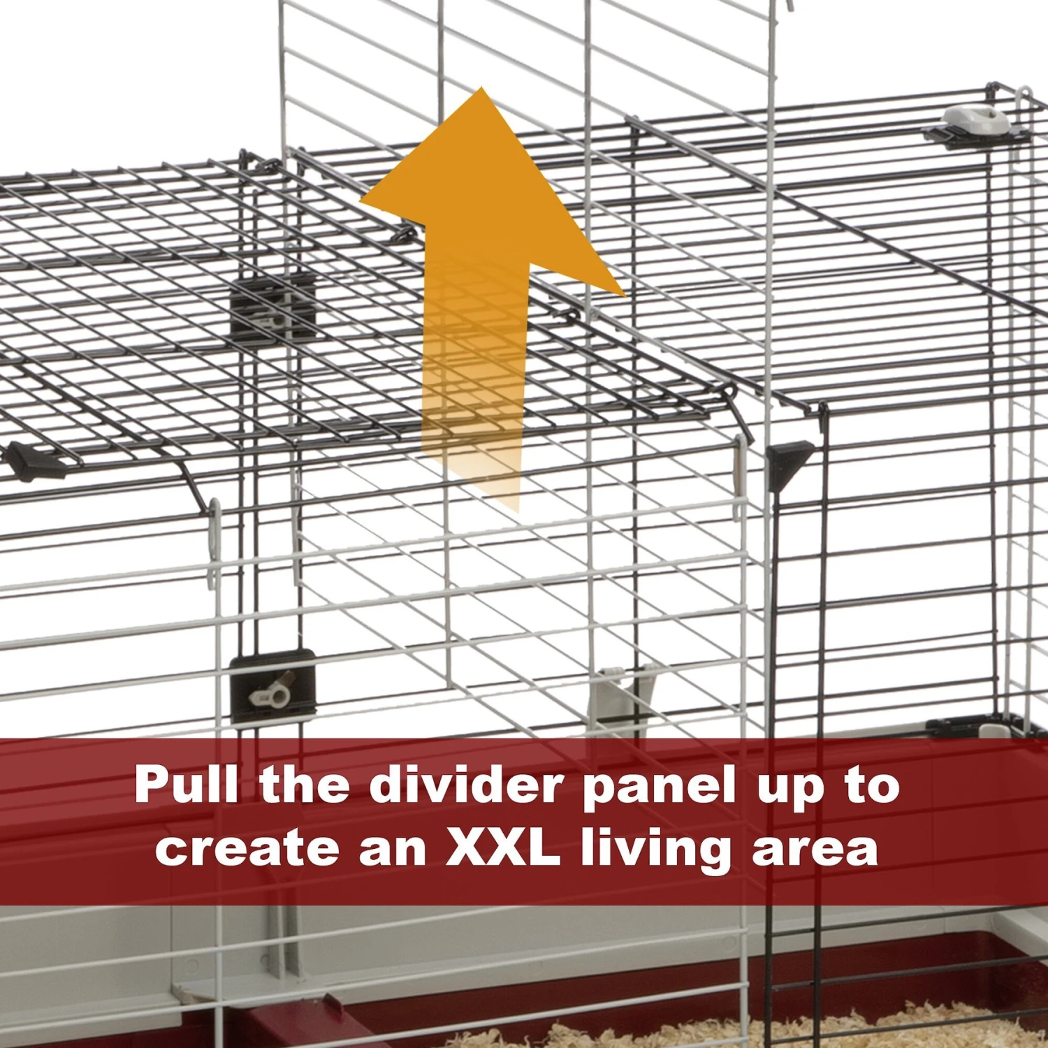 Ferplast Krolik 140 Rabbit Cage & Wire Hutch 4 Ferplast Krolik 140 Rabbit Cage & Wire Hutch - Image 4