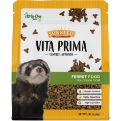 Sunseed Vita Vitamin-fortified With Essential Nutrients Prima Dry Ferret Food, 3-lb Bag